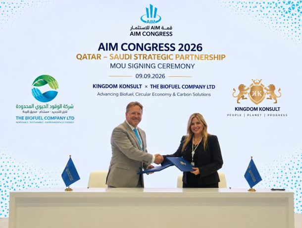 The Biofuel Company of Saudi Arabia & Kingdom Konsult Partner for Biofuel Supply to Qatar image