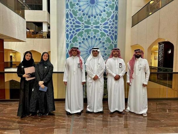 We were honoured to meet Dr. ALHussain, Royal Commission for Jubail & Yanbu image