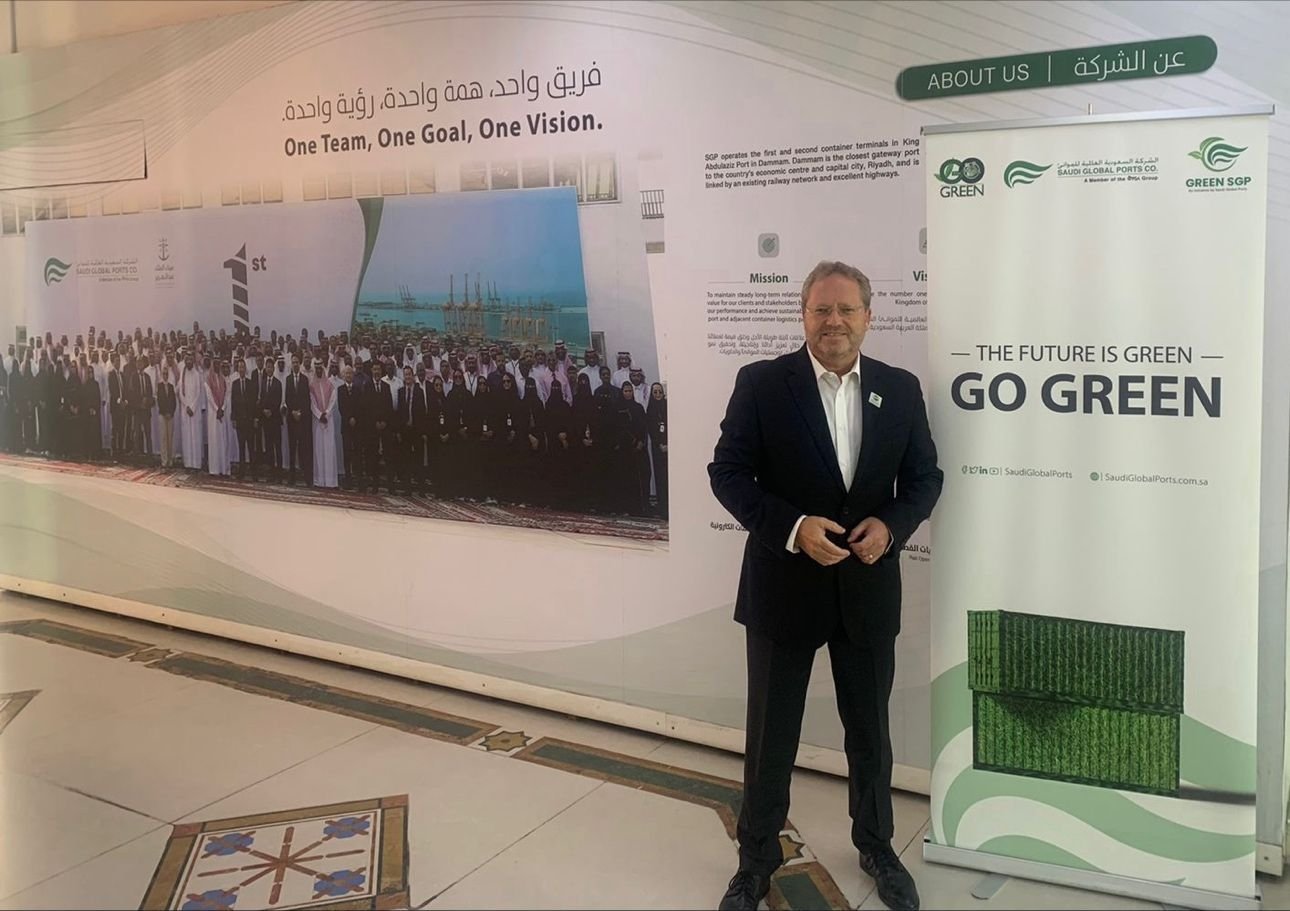 Gary Hubbard at Saudi Global Ports in Dammam